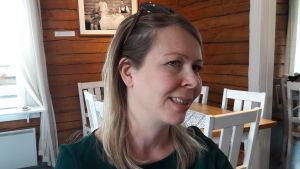 Vd Leena Vuotovesi på utvecklingsbolaget Micropolis i Ijo kommun vill att Finland ska vara ett föregångarland i kampen mot växthusgaserna. Vd Leena Vuotovesi på bolaget Micropolis i Ijo.