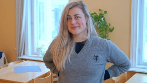 Anna Övergaard är en av eldsjälarna som tog omställningsrörelsen till Nykarleby. Anna Övergaard.