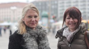 Annastina Sarlin och Åsa Rosenberg ser fram emot diskussionen på måndag. Annastina Sarlin och Åsa Rosenberg från Nagu