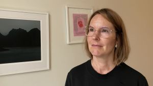 Anna Collander är psykoterapeut och psykoanalytiker. "En suddig självbild kan bidra till bluffsyndrom", säger hon. Anna Collander i sitt arbetsrum.