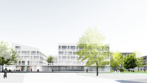 I vinnarförslaget till idétävlingen om tomten kring Grankulla stadshus, Huvilat, bevaras parken men stadshuset rivs och bostadshus med affärslokaler byggs här i stället. I vinnarförslaget till idétävlingen om tomten kring Grankulla stadshus, Huvilat, bevaras parken men stadshuset rivs och bostadshus med affärslokaler byggs här i stället.