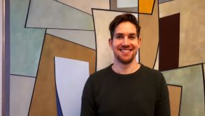 Jordan Lawrence har haft nytta av att ha Fazer som mentor. Jordan Lawrence är en av studenterna vid Hanken International Talent