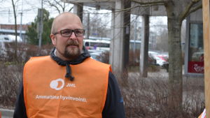 Kai Liistokki är huvudförtroendeman vid Esbo stad. Kai Liistokki, JHL:s huvudförtroendeman i Esbo
