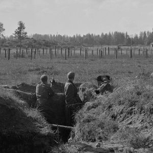 JR 7:n jälkijoukot ovat lähteneet Vuosalmelta ja ovat vetäytymisasemissa Kaskiselässä. 20.9.1944