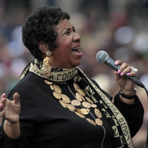 Aretha Franklin sjunger