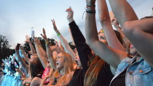 Ruisrock pågår 8-10.7. Bara på lördag väntas 35 000 festivalbesökare till Runsala i Åbo. Ruisrock 2014.