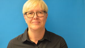 Pia Rosengård-Andersson från Folkhälsan tycker #dammenbrister är ett fint initiativ och hoppas det ska leda till något gott. Pia Rosengård Andersson