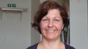 Mariann Pörtfors äter mångsidigt men undviker gluten. profilbild på Mariann Pörtfors