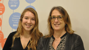 Wivi Fontell och Katarina Fagerström Wivi Fontell och Katarina Fagerström från Folkhälsan