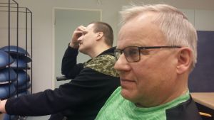 Aarre Arrajoki (närmare kameran) och Mikko Vaittinen. Aarre Arrajoki (närmare kameran) och Mikko Vaittinen.
