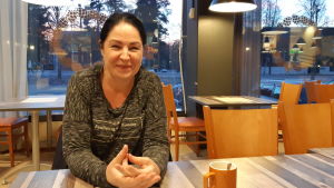 Tanja Hartonen-Pulkka vill tala för de mindre bemedlade. Sannfinländarnas Tanja Hartonen-Pulkka i Mäntyharju.