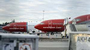 Norwegian-plan på Arlanda den 5 mars 2015.