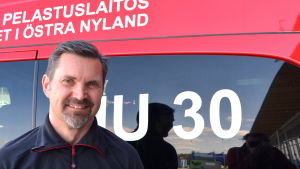 En märklig brand utan klar orsak förvånade brandmästare Petri Lyttinen. Arkivbild. brandmästare