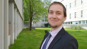 Christoffer Masar är Grankullas stadsdirektör Stadsdirektör i Grankulla
