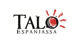 Talo Espanjassa -sarjan musta-punainen logo