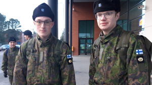 Daniel Nylund och Lukas Lillqvist. Daniel Nylund och Lukas Lillqvist.