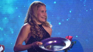 Nathalie Blomqvist. Nathalie Blomqvist på finlandssvenska idrottsgalan 2020.