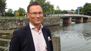 Jukka Rosenberg, direktör för postens paket- och logistiktjänster. Jukka Rosenberg, direktör för postens paket- och logistiktjänster.