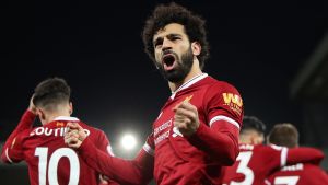 Mohamed Salah åkte på en lättare skada mot Leicester. Mohamed Salah, Liverpool.