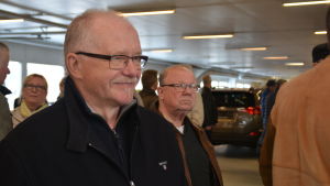 Guy Lindberg var en av besökarna på lördagen. Guy Lindberg besökte Special Mobil för att se på superelbilen Toroidion.