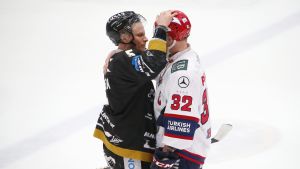 Stor respekt mellan Lasse Kukkonen och Lennart Petrell. Lasse Kukkonen och Lennart Petrell.