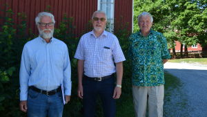 Jacke Fellman, Olof Elenius och Christer Friis sitter i de områdesnämnder som sammanställt den nya skärgårdsstrategin för Pargas stad. Jakke Hellman, Olof Elenius och Christer Friis.