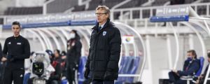 Markku Kanerva hade gärna fått med sig tre poäng. Chefstränaren Markku Kanerva ser matchen mot Bosnien-Hercegovina.