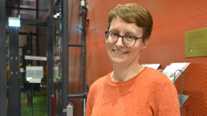 Maren Jonasson var glad för att hon kom och lyssnade på recensionerna. Kvinna.