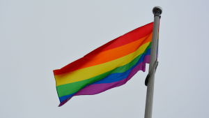 En och annan prideflagga kan man säkert få syn på i Borgå på lördag. Regnbågsflagga