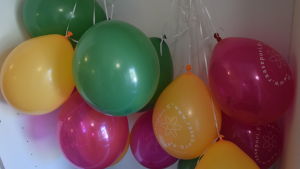 Det var öppet hus i O-huset och G-huset på Ekåsensområde den 30 maj. Ballonger