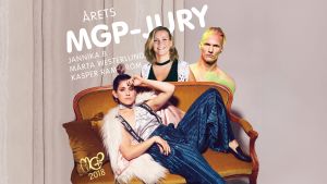 MGP-juryn 2018: Märta Westerlund, Kasper Ramström och Jannika B Märta Westerlund, Jannika B och Kasper Ramström är årets MGP-jury