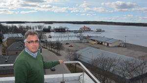 Den här utsikten förlorar Nummenmaa då stadsförvaltningen flyttar till Ekåsen. Arne Nummenmaa