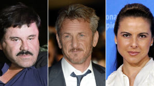 Nyckelpersonerna i artikeln: Joaquin Guzmán, Sean Penn och Kate del Castillo Joaquin "El Chapo" Guzman, Sean Penn och Kate del Castillo. Nyckelpersonerna i Rolling Stones' artikel om Guzman. Artikeln publicerades 8.1.2016