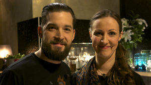 Filip och Linda driver den enstjärniga restaurangen ihop. filip langhoff och petra stenman-langhoff