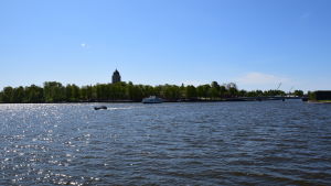 Från hemmet i Brunnsparken hade Gunnar Björling utsikt över Sveaborg. Sveaborg