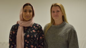 Znar Ismaelsson och Emma Westerdahl. Znar Ismaelsson och Emma Westerdahl