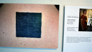 Kazimir Malevitjs Svart kvadrat som tatuering Kazimir Malevitjs Svart kvadrat som tatuering