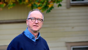 Thomas Rosenberg, kulturnämnden ordförande i Lovisa. Porträtt på Thomas Rosenberg.