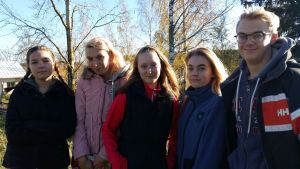 Christina Ström, Cissi Bergström, Carina Lindroos, Hanna Lindberg och Jacob Österman. Christina Ström, Cissi Bergström, Carina Lindroos, Hanna Lindberg och Jacob Österman.