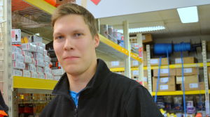 Joel Enqvist är ny medlem i församlingsrådet. Joel Enqvist fotograferad i Lappträsk.