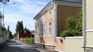 Margarethas hus, som byggdes av familjen Parman på 1850-talet Trähus i Kristinestad