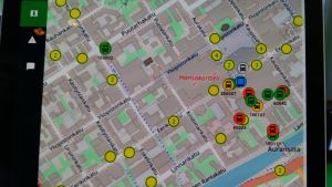 Digital busskarta i realtid för Åbo. Digital karta över Åbo centrum med alla bussar i realtid.