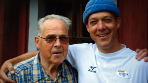 Riko Eklundh tillsammans med pappa Christer Eklundh. Riko Eklundh tillsammans med pappa Christer Eklundh.