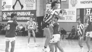 Mikael Källman och Jan Rönnberg var i en klass för sig under mitten av 1980-talet. Mikael Källman och Jan Rönnberg i BK-46 under tidiga 1980-talet.