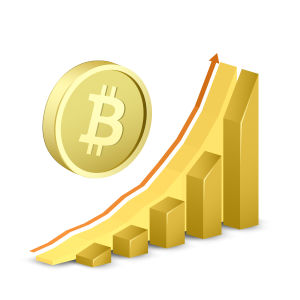 Priset på Bitcoin har fyrfaldigats under 2017. Priset på Bitcoin har stigit rejält under 2017.