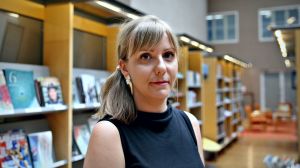 Rauha Maarno tänker att biblioteken ska spela en viktig roll också i framtiden. Rauha Maarno från Finlands Biblioteksförening.