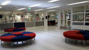 Tomma utrymmen i Borgaregatans skola i Vasa. Tomma utrymmen i Borgaregatans skola i Vasa.