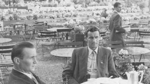 Lauri Solehmainen (till höger) och Reino Sappinen i Oslo 1952. Lauri Solehmainen och Reino Sappinen i Oslo 1952