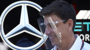 Toto Wolff. Toto Wolff under ett formel 1-lopp.