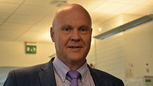 Antti Palola är ordförande för tjänstemannacentralen STTK. Antti Palola, ordförande för Tjänstemannacentralen STTK